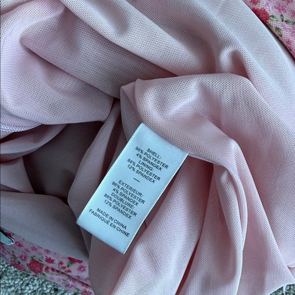 Likely Tash Midi Floral One Shoulder Bodycon Pink Dress - Picture 6 of 10